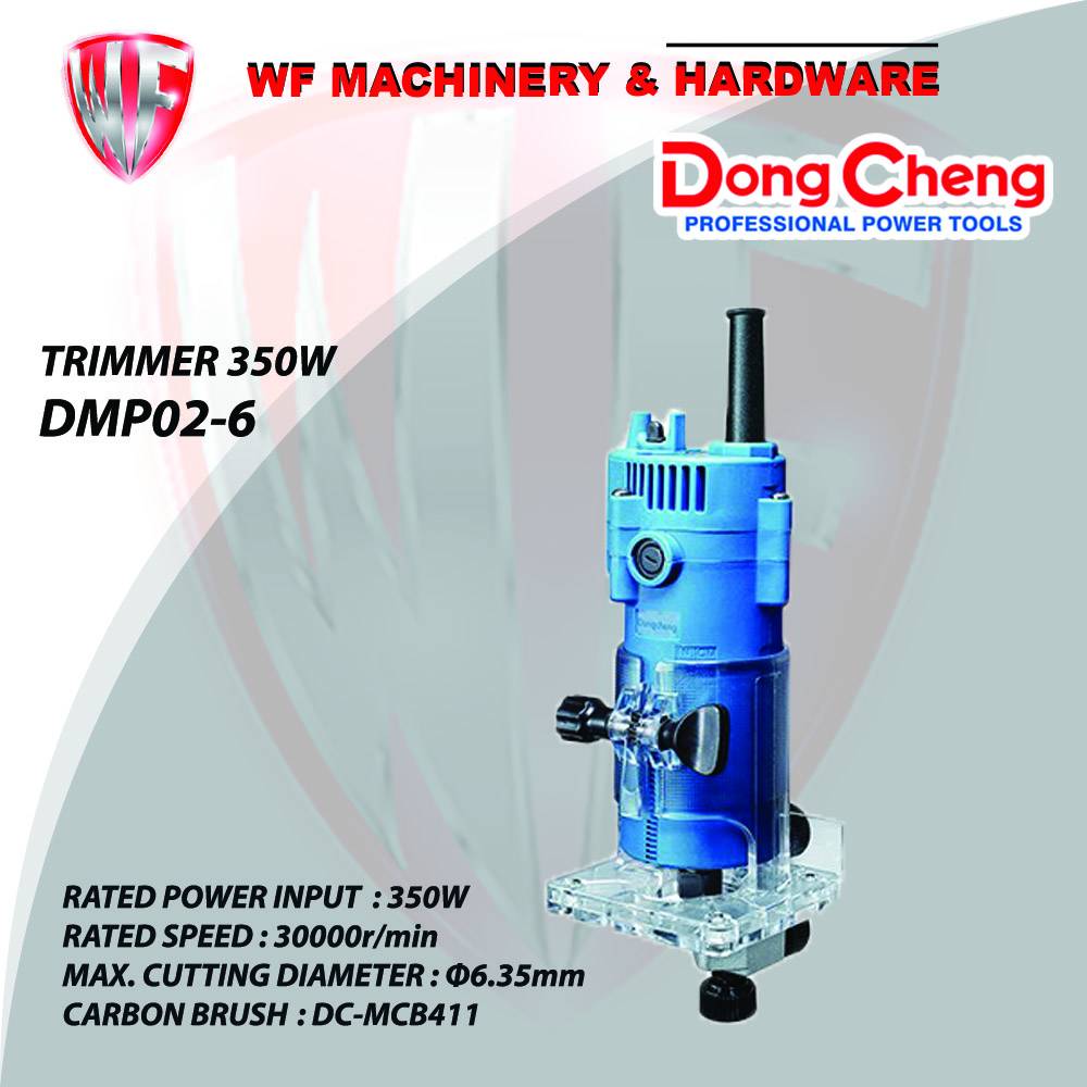 DONGCHENG DMP02-6 TRIMMER 350W Mesin Propil Satu Tangan ...