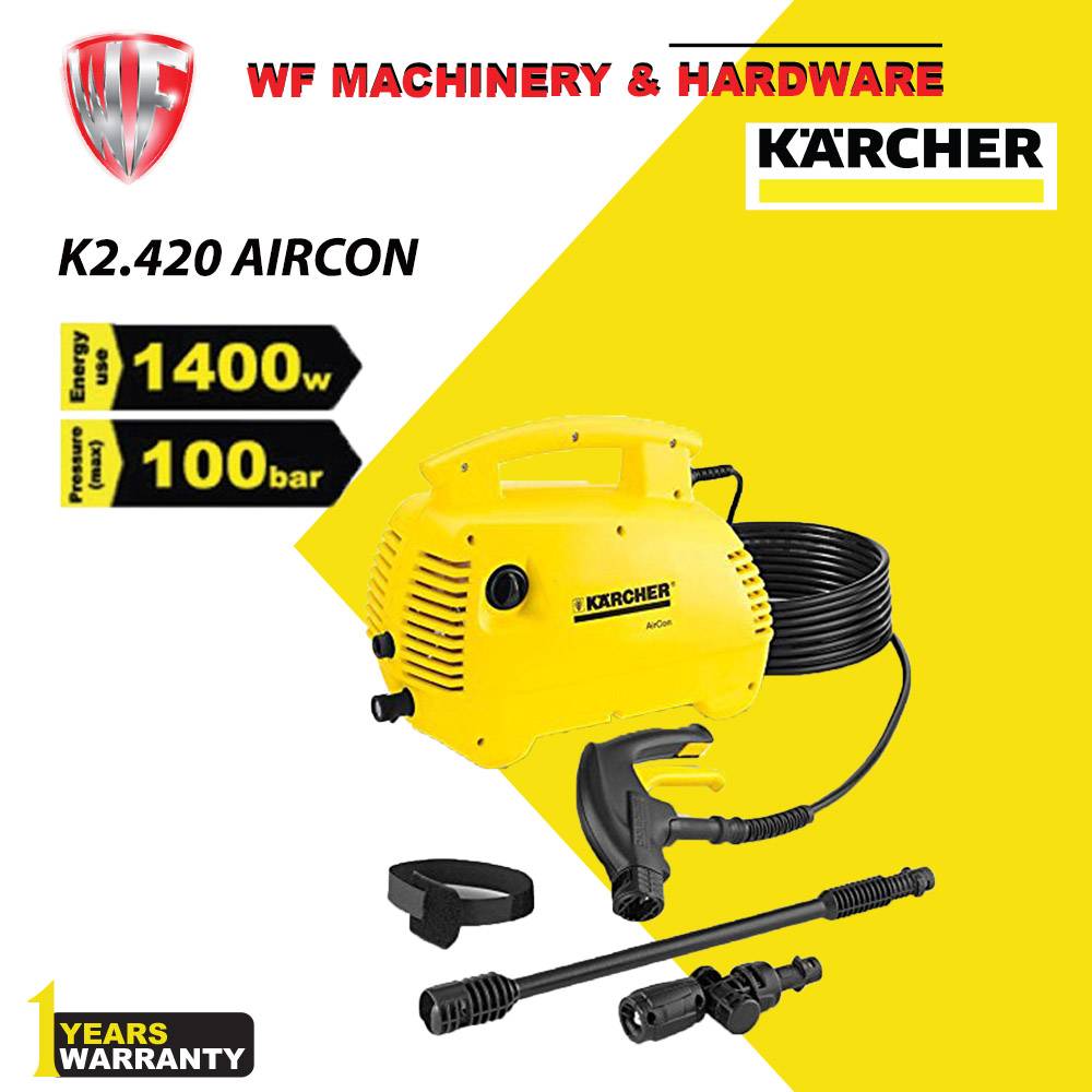 KARCHER K2.420 HIGH PRESSURE WASHER AIR CONDITIONER CLEANER INDUCTION