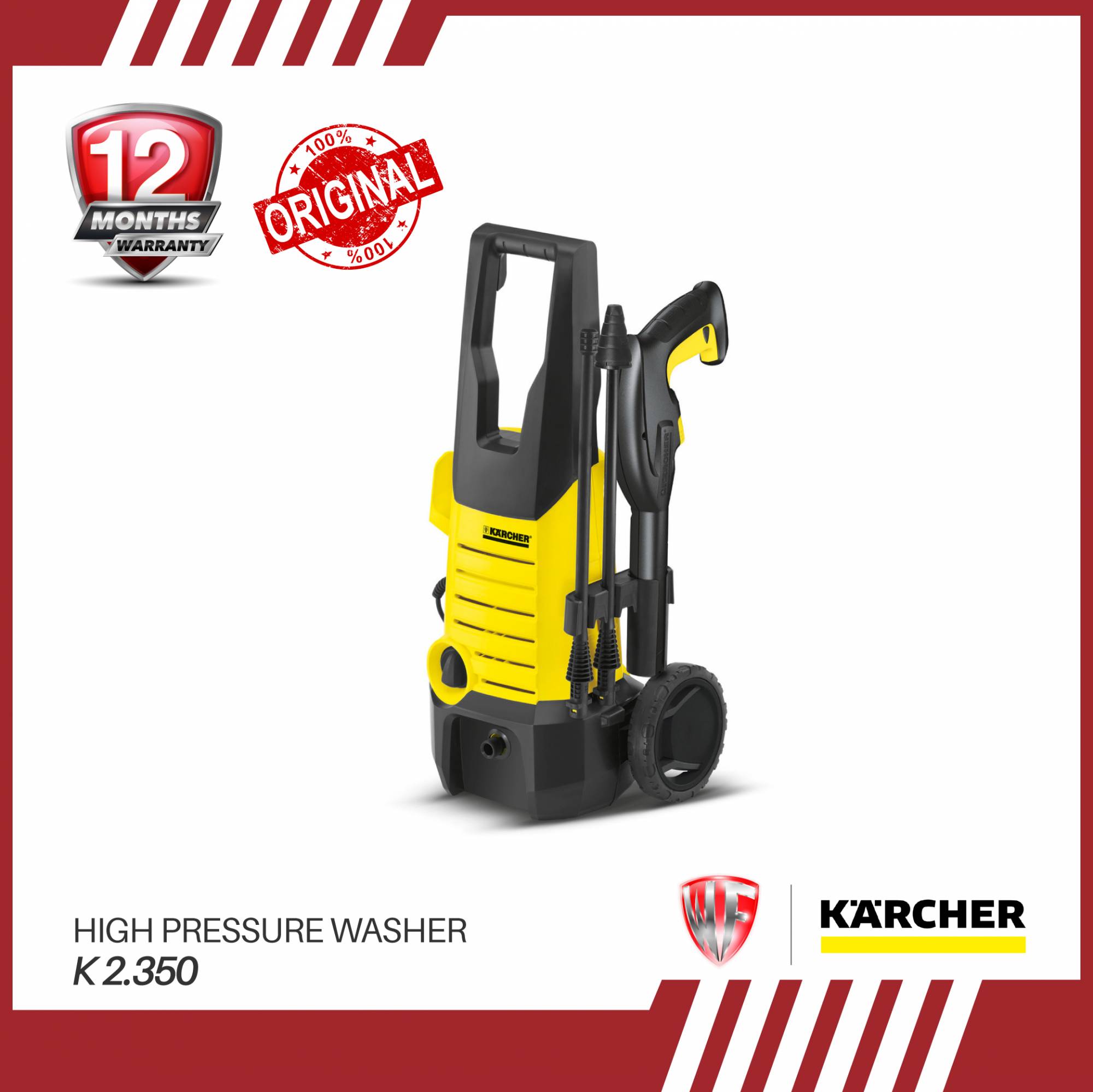 KARCHER K 2.350 HIGH PRESSURE WASHER WATER JET 1.4kW Dirt Blaster Fan
