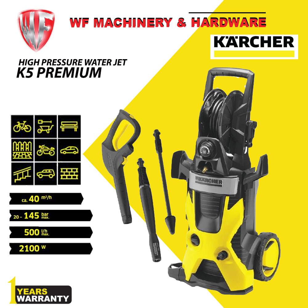 KARCHER K5 PREMIUM FULL CONTROL 2.1kW HIGH PRESSURE WASHER ...