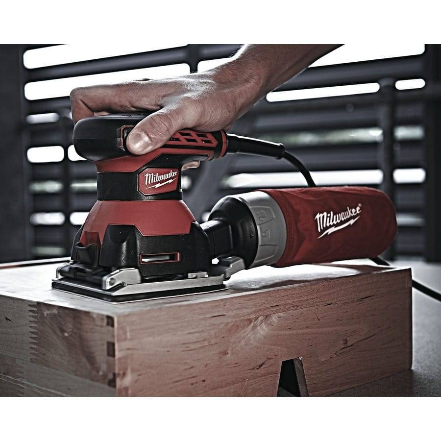 MILWAUKEE SPS 140 SANDER 1/4" SHEET SANDER F.O.C FASTBACK Utility Flip