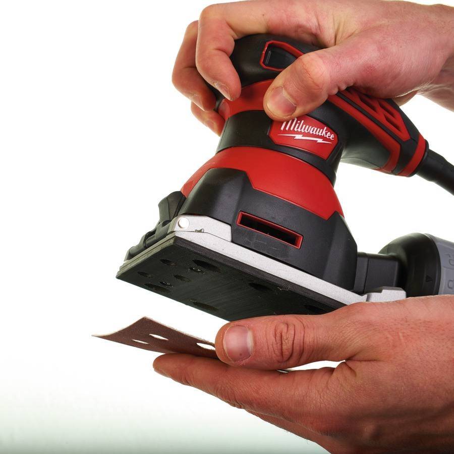MILWAUKEE SPS 140 SANDER 1/4" SHEET SANDER F.O.C FASTBACK Utility Flip